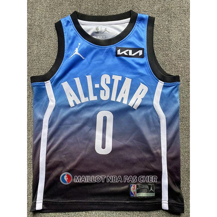 Maillot Enfant All Star 2023 Boston Celtics Jayson Tatum NO 0 Bleu